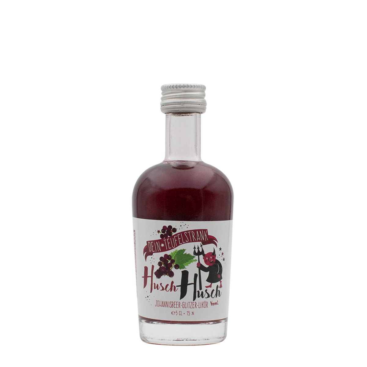 Dein Teufelstrank - Johannisbeer-Glitzer-Likör - 5cl