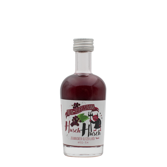 Dein Teufelstrank - Johannisbeer-Glitzer-Likör - 5cl